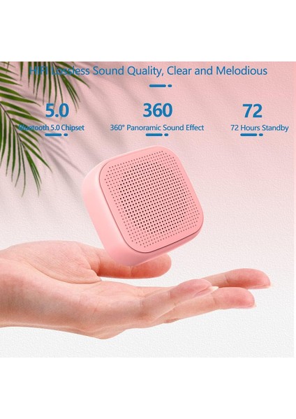 M1 Kablosuz Taşınabilir Bluetooth Hoparlör Hifi Stereo Bas, Mini Cep Taşınabilir Hoparlör, Dış Mekan, Ev Partisi, Seyahat Için Spor Yürüyüş Araba Barbekü Plaj Havuz Kampı (Pembe) (Yurt Dışından) fiyatları