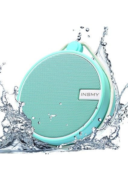 Ipx7 Suya Dayanıklı Duş Bluetooth Hoparlörü, Hd Sesli Taşınabilir Kablosuz Dış Mekan Hoparlörü, Destek Tf Kartı, Ev, Havuz, Plaj, Tekne Gezisi, Doğa Yürüyüşü Için Vantuz 12 Saat Ça (Yurt Dışından)