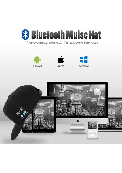 Bluetooth Hoparlörlü Şapka Ayarlanabilir Bluetooth Şapka Açık Hava Sporları Için Kablosuz Akıllı Hoparlör Kapağı Beyzbol Şapkası Erkekler/kadınlar/erkekler/kızlar Için Doğum Günü H (Yurt Dışından) fiyatları