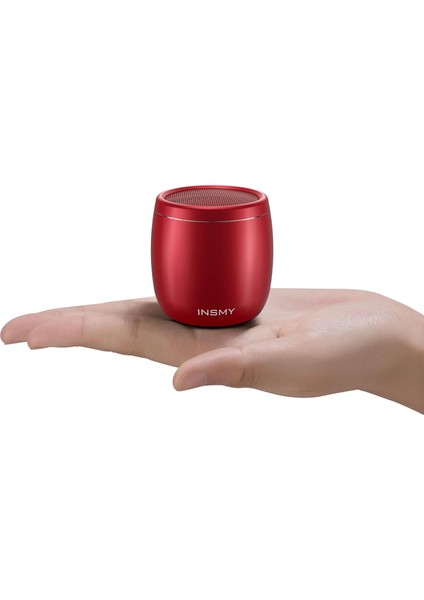 Küçük Bluetooth Hoparlör, Mini Taşınabilir Kablosuz Hoparlör, Keskin Bas Zengin Ses Stereo Eşleştirme, Elde Taşınabilir Cep Boyutu 10H Çalma Süresi Yürüyüş Için Dahili Mikrofon Bis (Yurt Dışından)