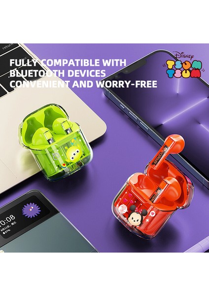 Disney Orijinal Db1 Tws 5.3 Kablosuz Kulaklık Bluetooth Kulaklık Bas Dokunmatik Kontrol Uzun Bekleme Kulakiçi Hifi Stereo Kulaklıklar (Yurt Dışından) fiyatları