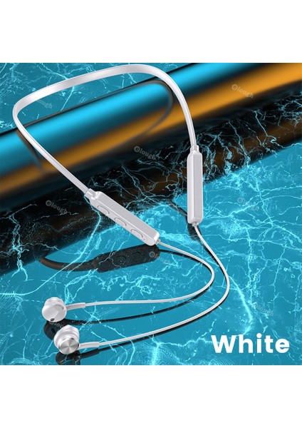 Boyun Bantlı Kulaklık Kablosuz Kulaklıklar Bluetooth 5.0 Mikrofon ile Manyetik Spor Su Geçirmez Tws Kulakiçi Blutooth Kulaklık (Yurt Dışından)