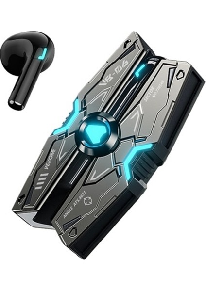 Yeni Bilim Kurgu Mecha Tws Kablosuz Bluetooth Kulaklık VB06 Hıfı Ses Kulak Içi Kulaklık Gürültü Azaltma Dokunmatik Kontrol Oyun Kulaklık (Yurt Dışından)