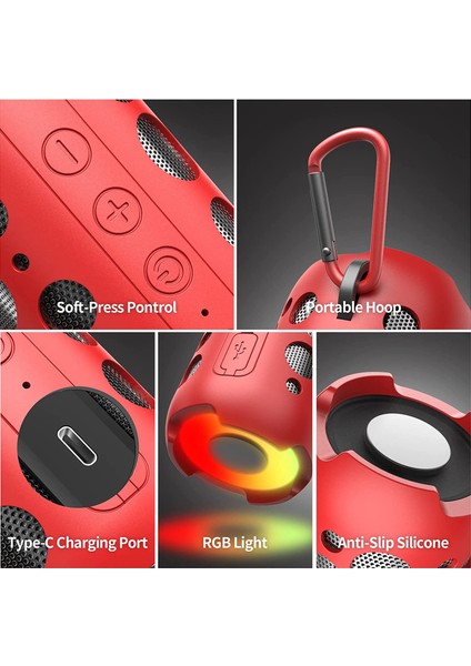 2 In 1 Kablosuz Kulaklık Tws Bluetooth Kulaklık Rgb Hoparlör Spor Mikrofonlu Kulaklık Stereo Müzik Kulakiçi Açık Hoparlörler (Yurt Dışından) fırsatları