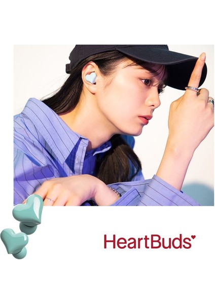 Heartbuds Kablosuz Kulaklık Tws Kulakiçi Bluetooth Kulaklık Kalp Tomurcukları Kadın Moda Pembe Oyun Öğrenci Kulaklık Kız Hediye (Yurt Dışından)