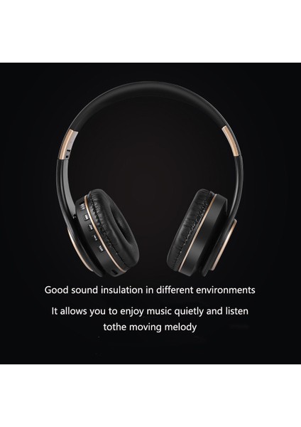 Mp3 Çalar Gürültü Önleyici Kulaklıklar Blutooth T8 Ses Kablosu ile Katlanabilir Bluetooth Kulaklık Hedset Kulaklık Büyük Kulak Telefonları (Yurt Dışından)