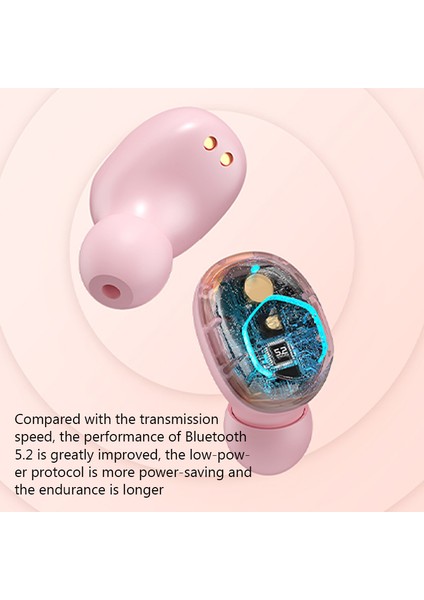 Yenı M13 Tws Kablosuz Kulaklık Bluetooth 5.2 Kulaklık Kulak Hifi Stereo Mikrofonlu Kulaklık Su Geçirmez Kulaklıklar Bas Müzik Kulaklık (Yurt Dışından) indirimleri