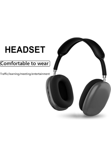 P9 Bluetooth Kulaklık Kablosuz Kulaklık Kulaklık Bluetooth 5.0 Dinamik Şık Müzik Kulaklık (Yurt Dışından) modelleri