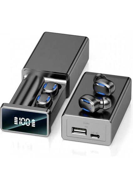 A22 Bluetooth Kulaklık Kablosuz Kulaklık Tws Dokunmatik Kontrol Su Geçirmez Spor 18D Hifi Kulaklık Müzik Kablosuz Kulaklıklar (Yurt Dışından)