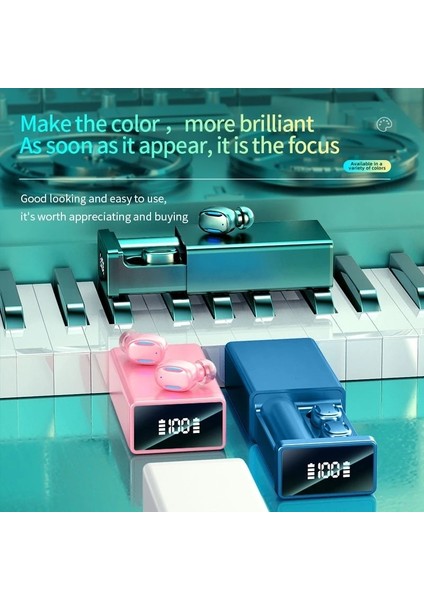 A22 Bluetooth Kulaklık Kablosuz Kulaklık Tws Dokunmatik Kontrol Su Geçirmez Spor 18D Hifi Kulaklık Müzik Kablosuz Kulaklıklar (Yurt Dışından) fiyatları