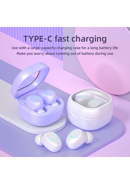M21 Tws Bluetooth 5.2 Kulaklık Kablosuz Earpoddings Kulak Içi Stereo Eller Serbest Hd Çağrı Hıfı Kulaklık Kulakiçi Mikrofonlu 2023 (Yurt Dışından)
