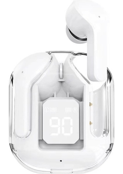 BT30 Tws Kablosuz Kulaklıklar Hifi Bluetooth 5.3 Kulaklık Enc Gürültü Azaltma Mikrofonlu Kulaklık Şeffaf Oyun Kulakiçi Yeni (Yurt Dışından)