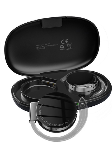 F2 Tws Bluetooth Mikrofonlu Kulaklık Spor Kulak Kancası LED Ekran Kablosuz Kulaklıklar Hifi Stereo Kulakiçi (Yurt Dışından)