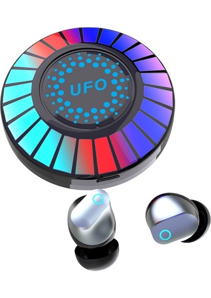 Yeni Kablosuz Kulaklıklar Ufo+Rgb+Tws+Ipx4+Acc+Bluetooth 5.3 En Iyi Ses Seviyesine Sahip Yaratıcı Moda Kulaklık Bluetooth Kulaklık (Yurt Dışından)