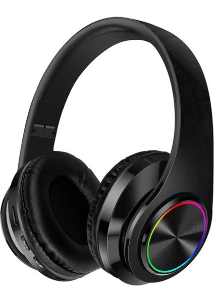 Kulak Üstü Kablosuz Kulaklık Gürültü Azaltma Kulaklık Kırmızı Kablosuz Kulaklık Soğuk Kırmızı Siyah Renk Handsfree Bluetooth Kulaklıklar (Yurt Dışından)