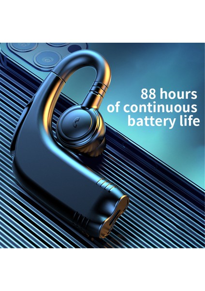 Kebidu Bluetooth 5.2 Kablosuz Iş Kulaklığı 20 Saat Uzun Pil Ömrü Büyük Kapasiteli Mikrofonlu Tek Taraflı Kulaklık (Yurt Dışından) modelleri