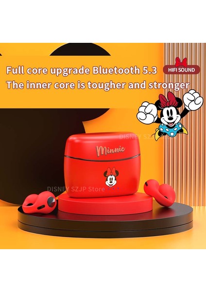 Yeni Disney X23 Klipsli Kulaklıklar Kablosuz Bluetooth 5.3 Hifi Çevresel Ses Kulaklık Uzun Pil Ömrü Giymek Rahat (Yurt Dışından)