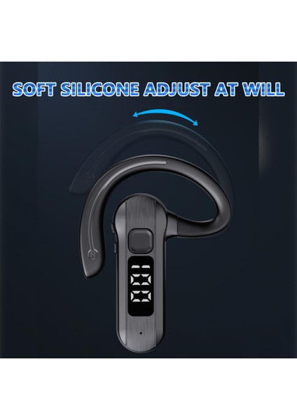 Ipx5 Bluetooth 5.2 Kablosuz Iş Kulaklığı 20 Saat Uzun Pil Ömrü Büyük Kapasiteli, Mikrofonlu Tek Taraflı Kulaklık (Yurt Dışından) fiyatları