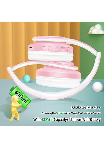 Macaron Stereo Kulaklık Bluetooth Kulaklık Kulaklık Kablosuz Handsfree Evrensel Iphone Huawei Xiaomi Samsumg Için Yeni Yıl Hediyesi (Yurt Dışından)