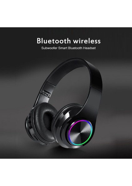 Bluetooth Kablosuz Subwoofer Akıllı Kulaklık Taşınabilir Katlanır Kulaklıklar Hıfı Ses Hd Çağrı Büyük Kapasiteli Pil Kulaklıklar (Yurt Dışından)
