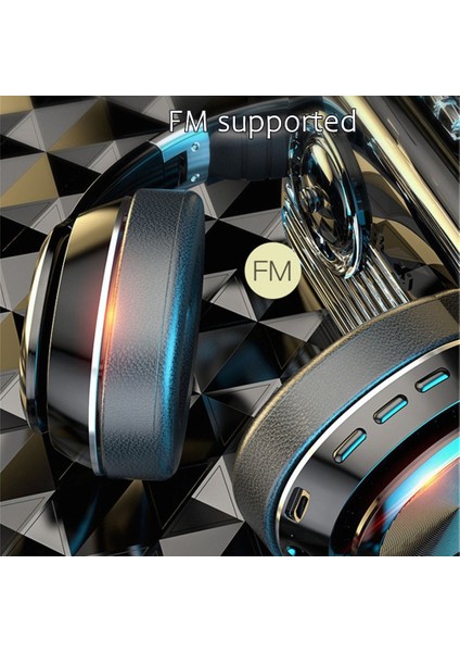 2023HOT Kablosuz Headphon Bluetooth Over Eer Blue Tooth 5.0 Kulaklık Pc Için Mic ile Stereo Kulaklık Kulaklık Desteği Tf Kart Fm (Yurt Dışından) fırsatları