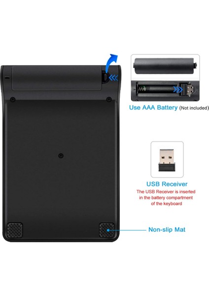 2.4g Kablosuz Mini Dijital Klavye ve Fare Seti 18 Tuşları USB Numarası Sayısal Tuş Takımı Pad Dizüstü Bilgisayar Dizüstü Masaüstü Için Fare (Yurt Dışından) modelleri