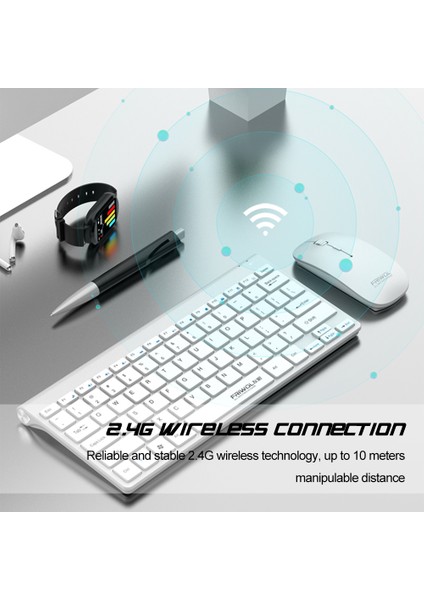 78 Tuşları Mekanik Klavye 4 Tuşları Fare Sessiz Kablosuz Klavye ve Fare Oyun Klavyesi Dizüstü Dizüstü Masaüstü Pc Tablet (Yurt Dışından) fiyatları