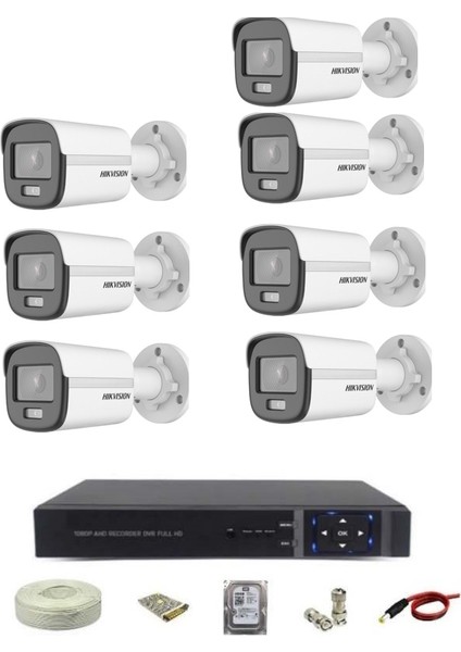 7 Kameralı Colorvu Kamera Sistemi