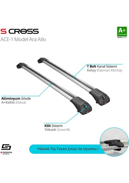 Volkswagen Caddy 2010-2015 Ace-1 Model Gri Ara Atkı A+ Kalite indirimleri