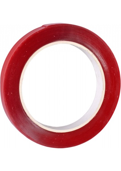 15 mm x 5 mt Çift Taraflı Silikonlu Bant Şeffaf