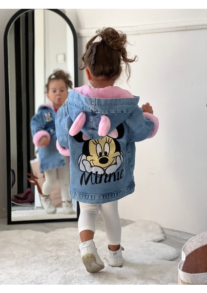 Kız Çocuk Kot Mont Minie Mouse