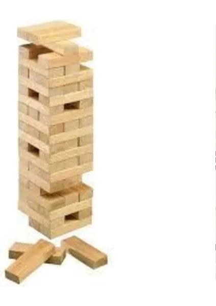 Jenga Kule Denge Oyunu 54 Parça