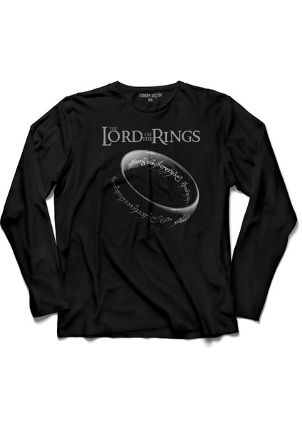 Yüzüklerin Efendisi Yüzüğü Lord Of The Rıngs Uzun Kollu Tişört