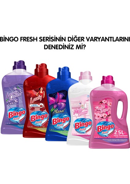 Fresh Yüzey Temizleyici 2,5 Lt Ferah Evim Ekonomi Paketi 4'lü