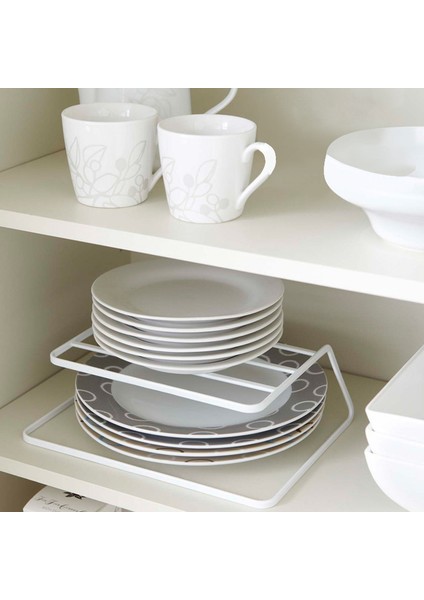 Mutfak Dolabı Bulaşık Depolama Rafı Küçük Tabak Raf Tutucu (Yurt Dışından)