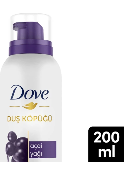 Duş Köpüğü Açai Yağı Yoğun Köpük 200 ml x1