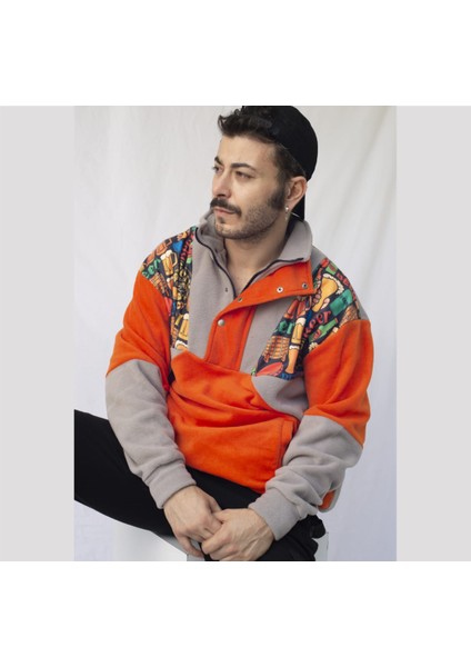 Erkek Yarım Fermuarlı Polar Sweatshirt modelleri