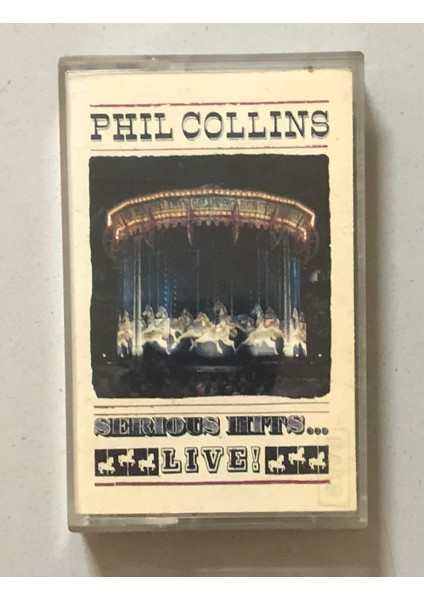 Phil Collins Serious Hits Live Kaset (Orjinal Dönem Kağıt Baskı)