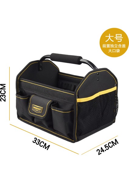 Taşınabilir Alet Çantası Çok Fonksiyonlu Alet Kutusu Büyük Kapasiteli Elektrikçi Çantası Alet Çantası Büyük Boy (Yurt Dışından) fırsatları