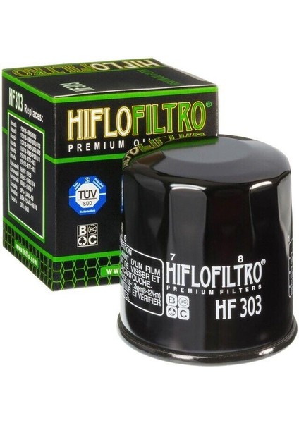 Hiflo HF303 1998-2003 Kawasaki Vn 1500 Classic Tourer Uyumlu Yağ Filtresi