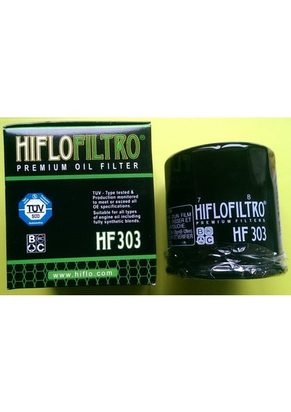Hiflo HF303 1998-2003 Kawasaki Vn 1500 Classic Tourer Uyumlu Yağ Filtresi