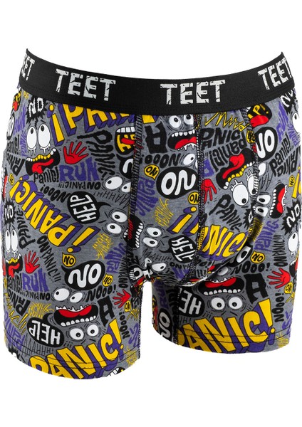 Juan Raul Erkek Boxer Pamuklu Desenli 4'lü Premium Set indirimleri