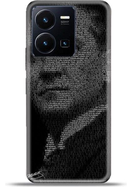 Vivo Y22S Kılıf Esnek Silikon Kamera Koruma 4K Desenli Özel Tasarım - Gençliğe Hitabe