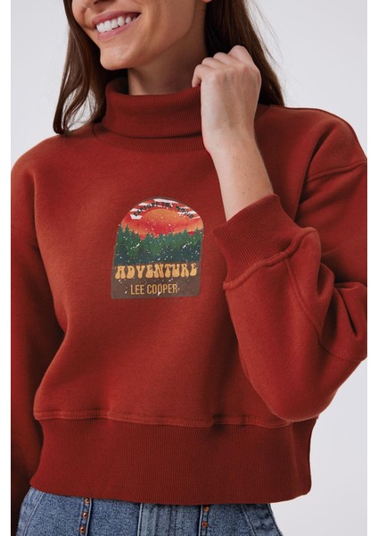 Gloria Kadın Sweatshırt Kiremit fırsatları