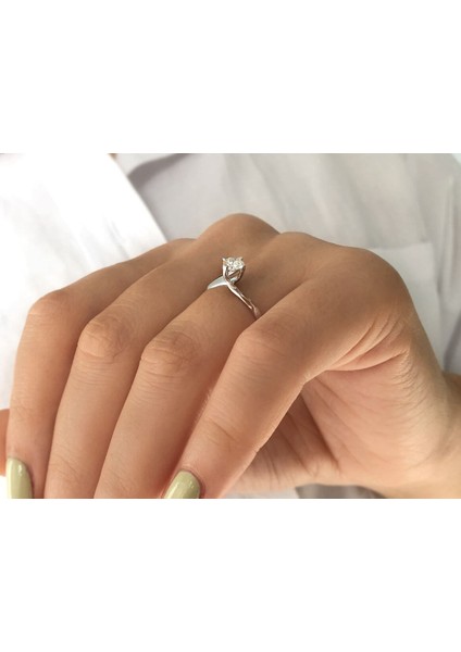 0,36 Karat Pırlanta Tektaş Yüzük 0404R0108