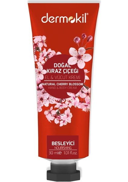 Kiraz Çiçeği El Ve Vücut Kremi 30 Ml
