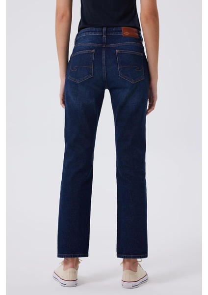 Funny Kadın Jean Pantolon Hıllary Dark Blue modelleri