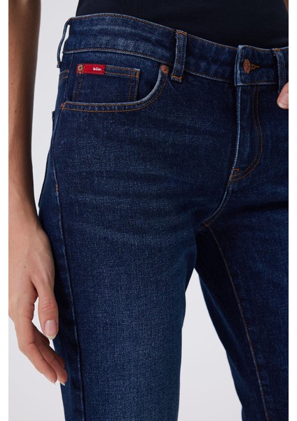 Funny Kadın Jean Pantolon Hıllary Dark Blue fırsatları