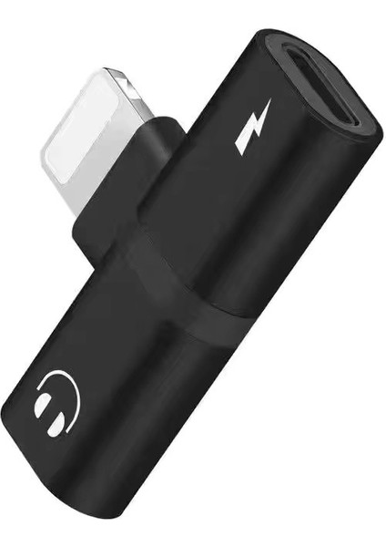 Kulaklık Adaptörü Yıldırım Dönüştürme Başlığı Ikisi Bir Arada Çağrı Ses Dönüştürücüsü (Yurt Dışından)