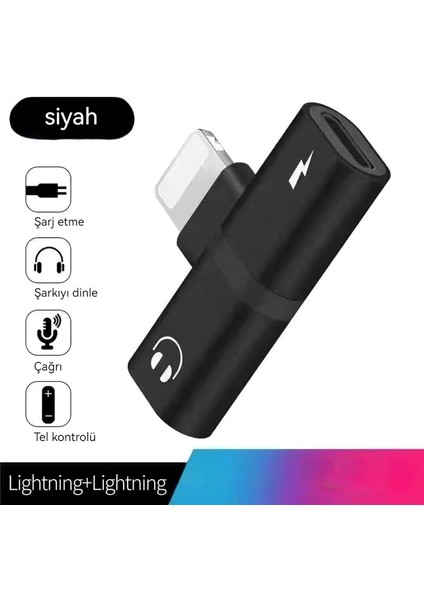 Kulaklık Adaptörü Yıldırım Dönüştürme Başlığı Ikisi Bir Arada Çağrı Ses Dönüştürücüsü (Yurt Dışından) fiyatları